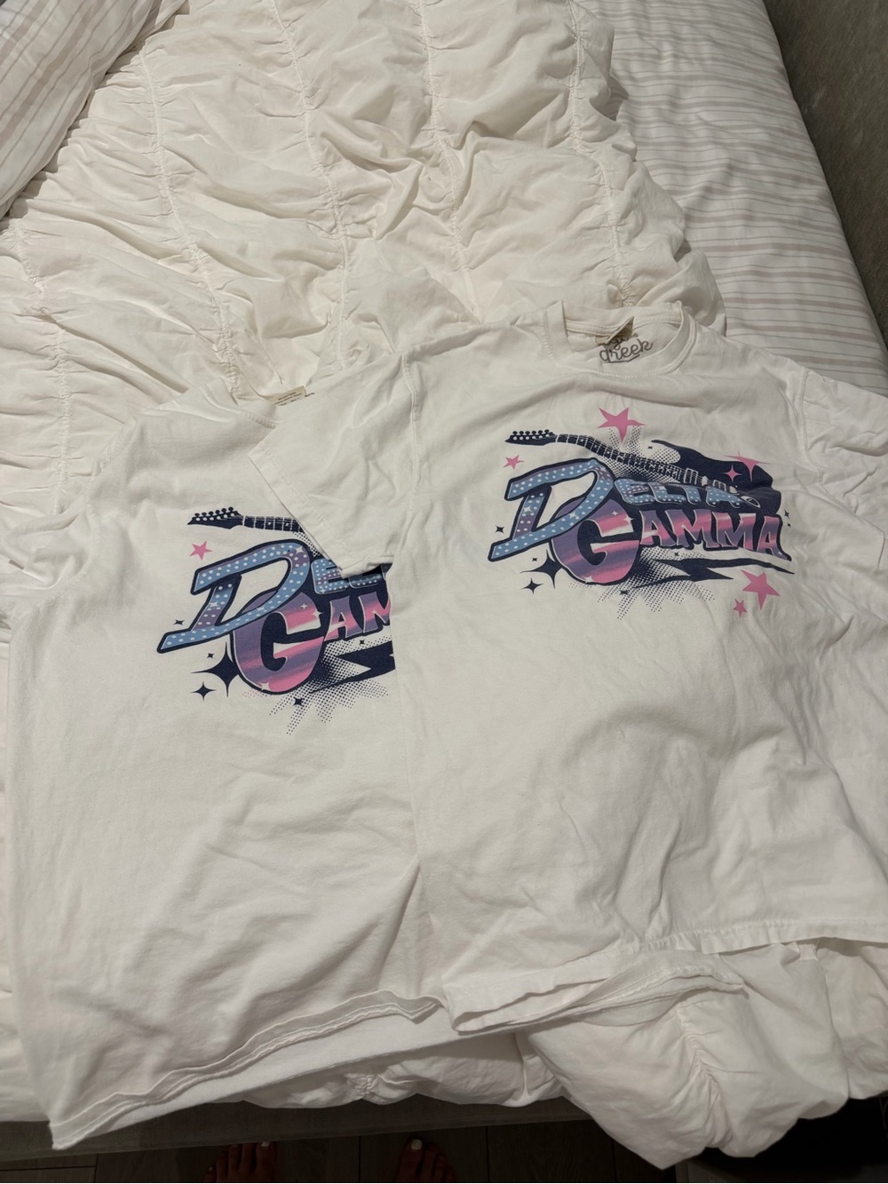 2 Delta Gamma Hannah Montana-Inspired Comfort Colors Tees